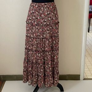Christopher & Banks pleated maxi skirt. Size XL